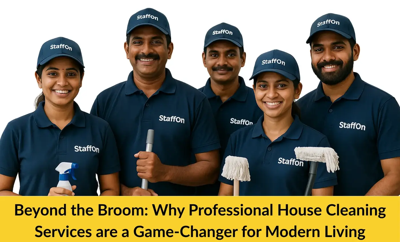 An expert cleaning team delivering top-notch house cleaning service in Calicut for a healthier, fresher home environment.