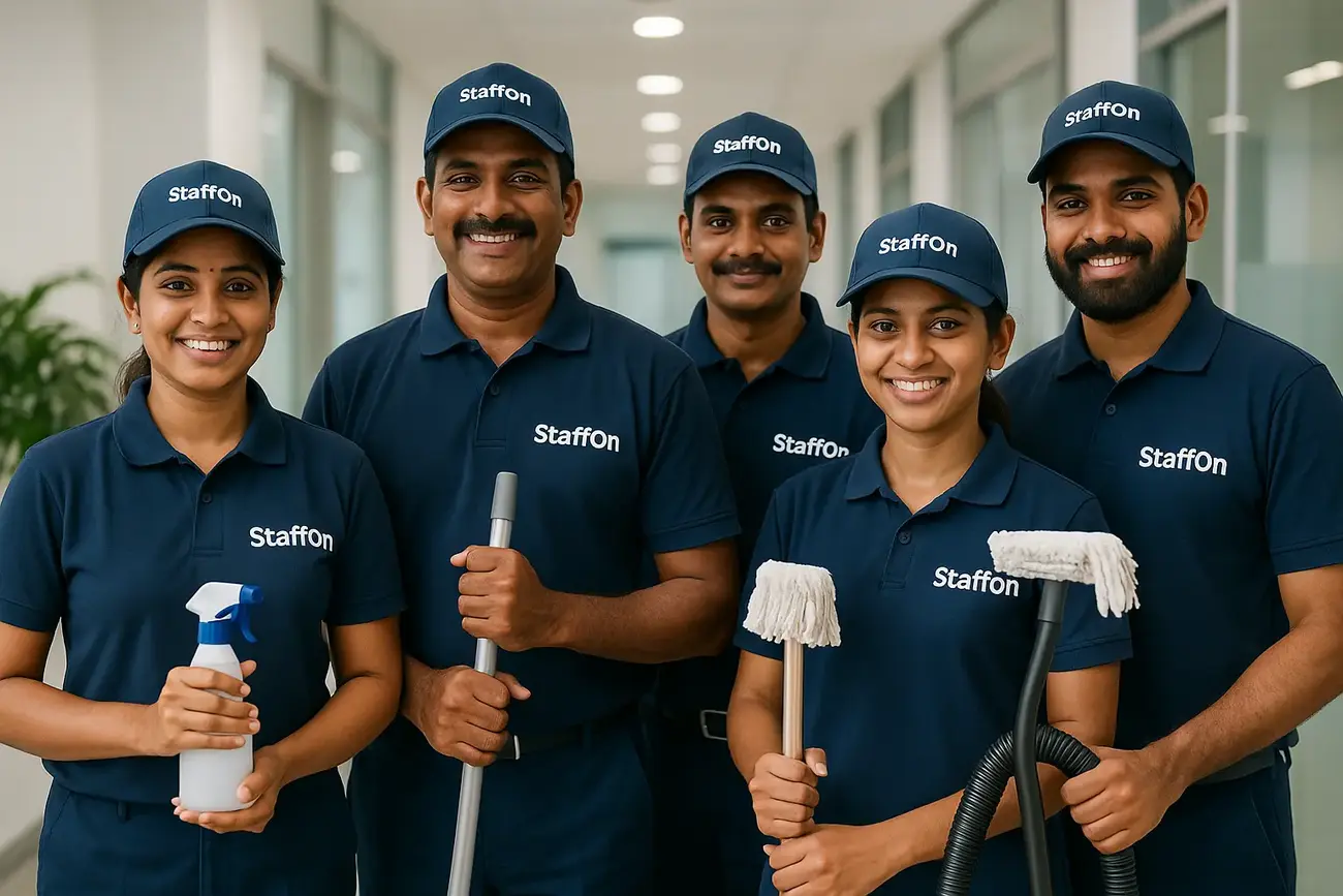 Professional facility management services in calicut inspecting a commercial building