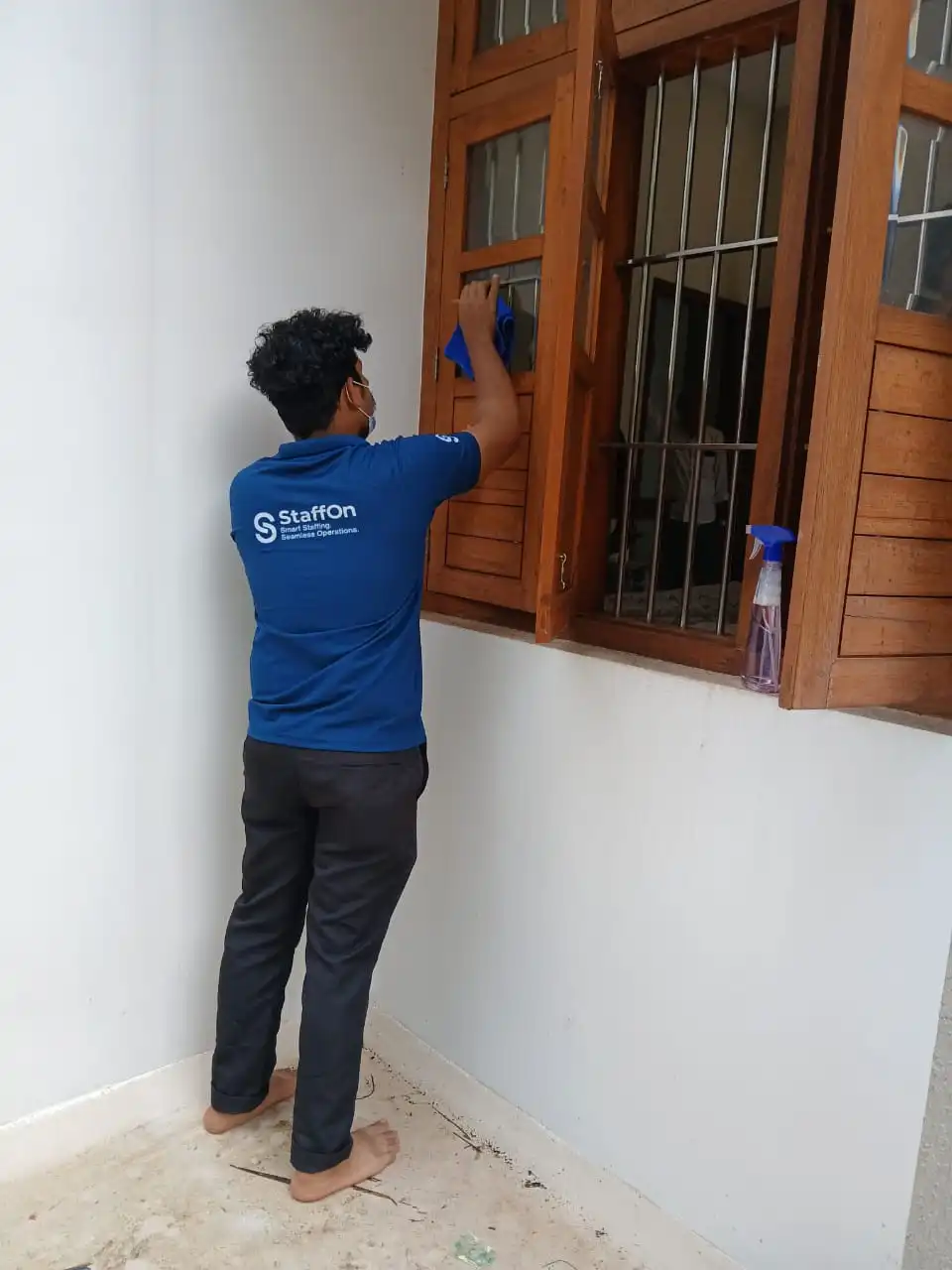 Another space transformed by the best cleaning service in Calicut. 